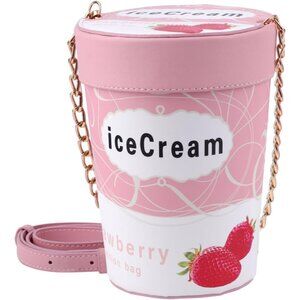 Women's PU Leather Crossbody Bag Cute Cute Bucket Purse with Adjustable Strap